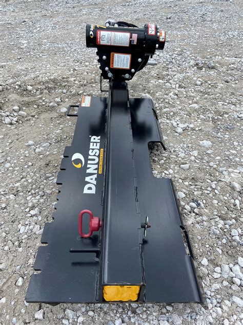 danuser post driver skid steer|danuser t-post attachment.